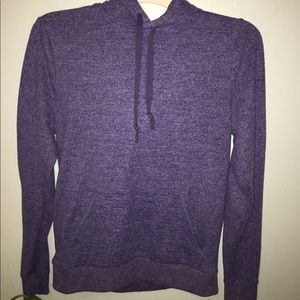 Purple polyester hoodie